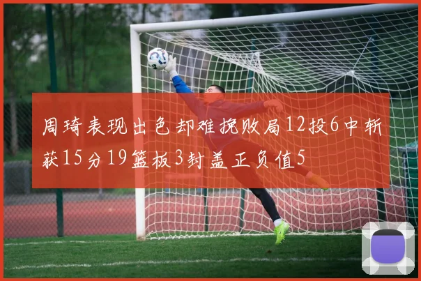 周琦表现出色却难挽败局12投6中斩获15分19篮板3封盖正负值5